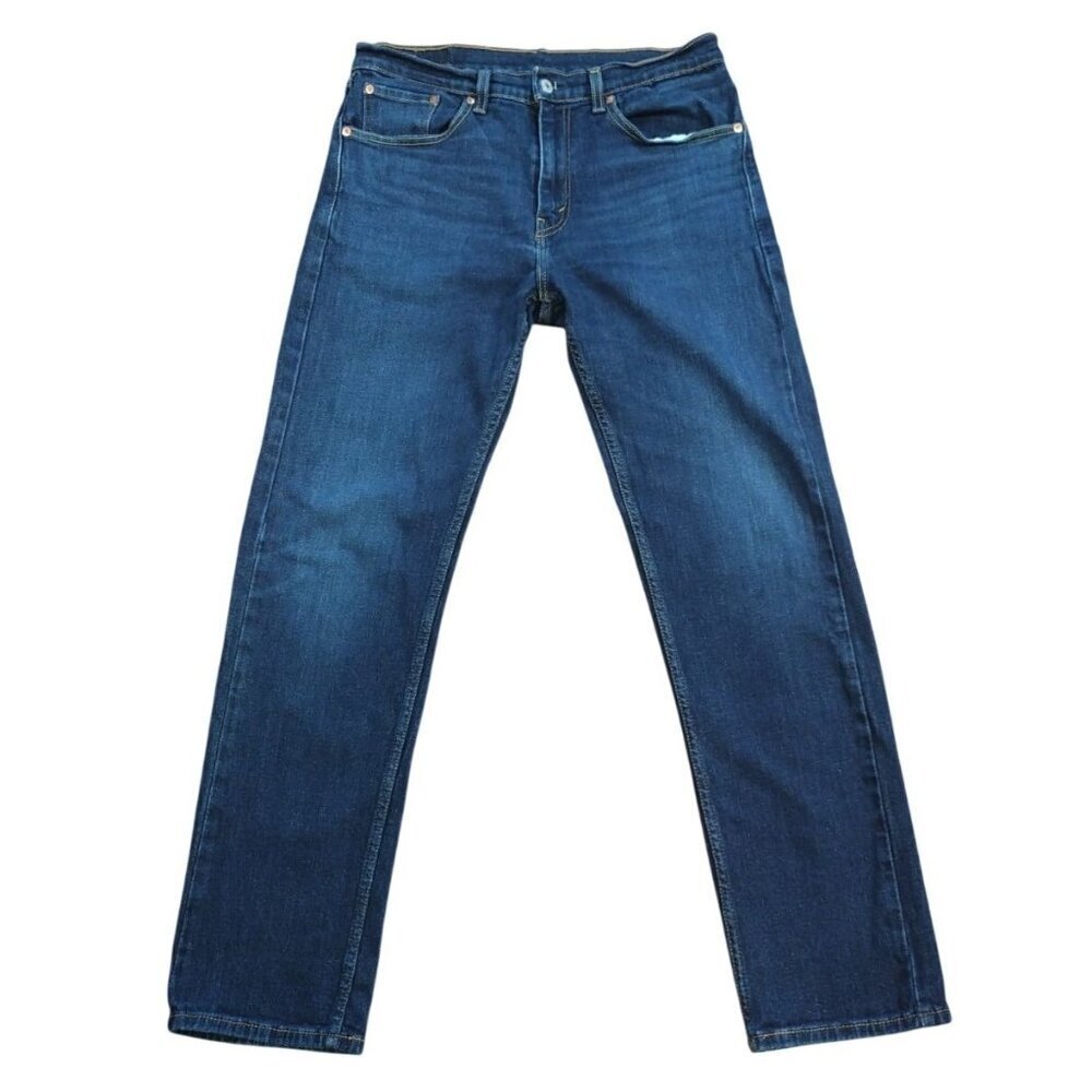 Levi’s 505 Regular Fit Jeans Mens 32x32 Straight Leg Vintage Blue Denim Classic